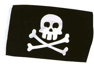 Bandiera Pirata Cm.20x30