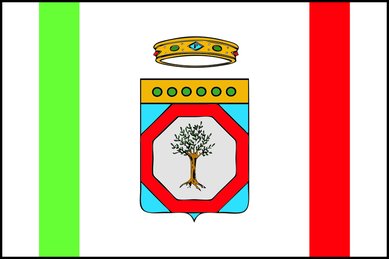 Bandiera Regione Puglia in Poliestere Cm.30x45