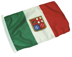 Bandiera Italiana Stamina di Poliestere Cm.60x90
