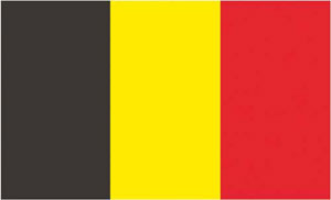 Bandiera Nautica Belgio Cm.30x45