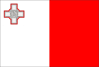 Bandiera Nautica Malta Cm.30x45