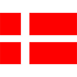 Bandiera Nautica Danimarca Cm.20x30