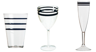 Bicchieri Monaco Modello Vino in Policarbonato Confezione 6 pz