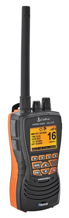 VHF Portatile con GPS Cobra Marine MR HH600 GPS BT EU