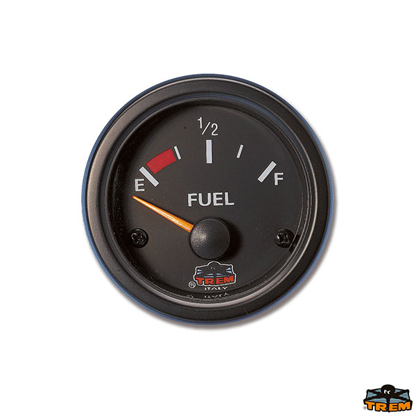 Indicatore Carburante 240-33 ohms Ghiera Inox Nero