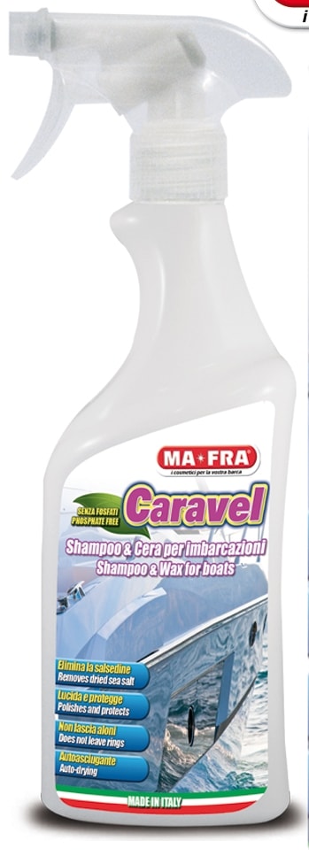 Mafra CARAVEL Shampoo e Cera per Barche Ml.750