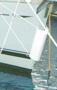 Parabordo Paraprua per Barca a Vela PVM1 Bianco