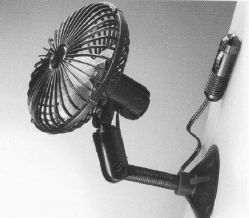 Ventilatore 12 Volt con Attacco a Ventosa