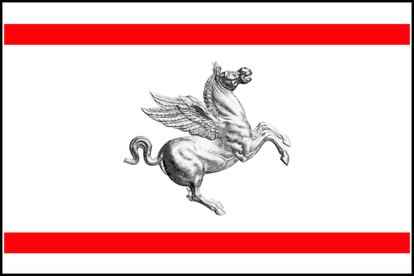 Bandiera Regione Toscana in Poliestere Cm.20x30