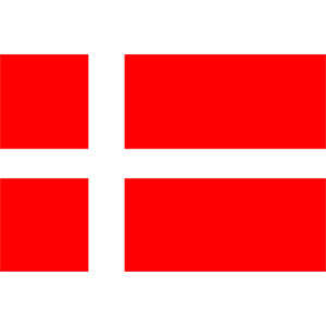 Bandiera Nautica Danimarca Cm.20x30
