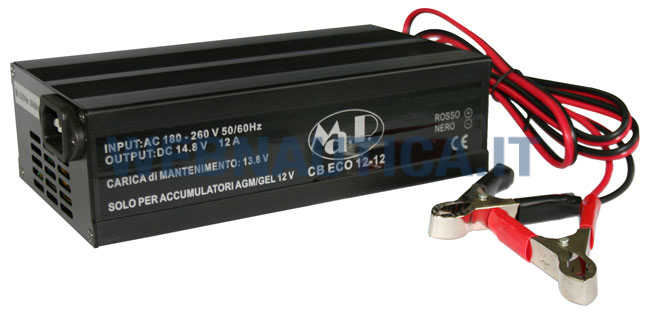 Caricabatterie Elettronico CB-ECO 12V-12AH