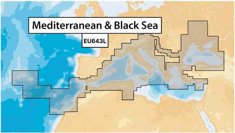 Nuova Cartografia Navionics Platinum + MEDITERRANEO e BLACK SEA