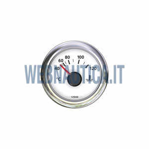 Indicatore Temperatura Acqua VDO 40-120 Bianco