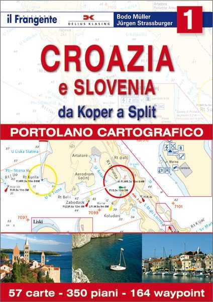 Portolano Croazia e Slovenia N.Piani Nautici 350