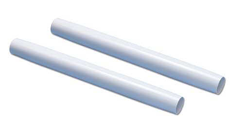 Tubo Conificato Per Piede Tavolo Diametro mm.60 Colore Bianco