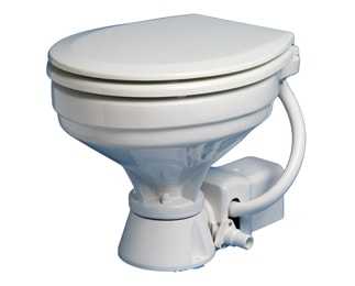 WC Marino Elettrico in Porcellana Sedile Legno Bianco