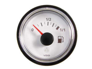 Indicatore di Livello Carburante View Line VDO Bianco